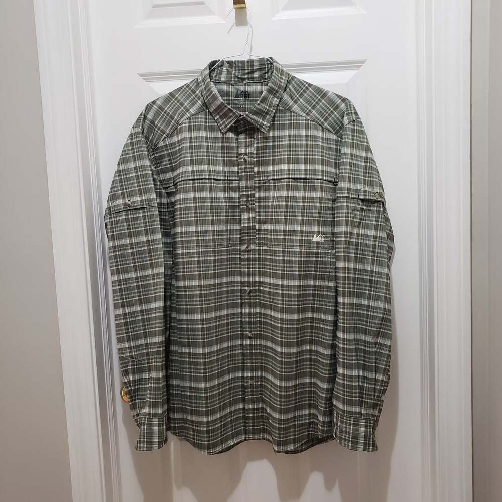 REI Shirt Mens XL Long Sleeve Button Down